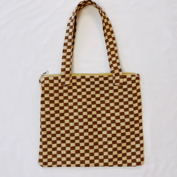 Check Yourself Zipped Tote Bag