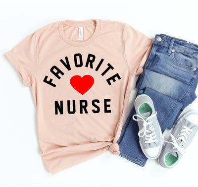 Personalized Favorite Nurse T-shirt
